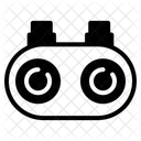 Nachtsichtbrille NVG Nachtoptik Symbol