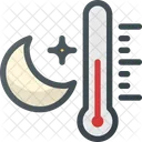 Nachttemperatur  Symbol