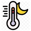 Nachttemperatur  Symbol