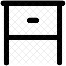 Nachttisch  Symbol