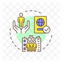 Derecho de nacionalidad  Icono