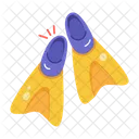 Barbatanas De Mergulho Barbatanas De Natacao Sapatos De Mergulho Ícone