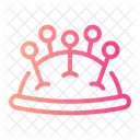 Nadelkissen Nadel Stich Symbol