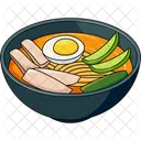 Naengmyeon Traditionelles Essen Symbol