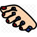 Nagellack Nagelpflege Pedikure Symbol