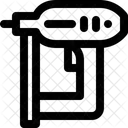 Nagel Pistole Bau Symbol