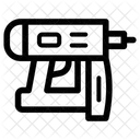Nagelpistole Zimmerei Hausreparatur Symbol