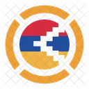 Nagorno Karabakh Bandeira Ícone