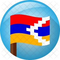 Nagorno Karabakh Republic Flag Icon