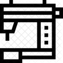 Nahmaschine Wechselstrom Audiobuchse Symbol