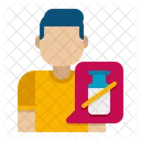 Nahrungsmittelunvertraglichkeiten Milchverbot Unvertraglichkeiten Symbol
