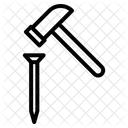 Nail And Hammer Icon