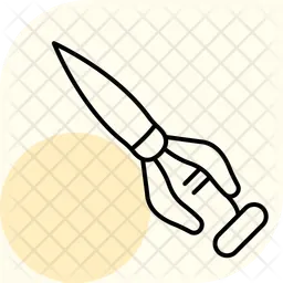 Nail art brush  Icon