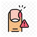 Nail Inflammation Color Icon