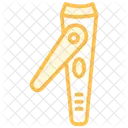 Nail Clipper Duotone Line Icon Icon