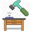 Nail Fixer Nail Hammer Hammer Icon