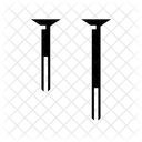 Nail Metal Nail Wood Work Icon