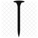 Nail Construction Metal Icon