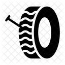 Nail Car Tire Icon