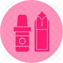 Nail Polish Neon Signs Manicure Icon