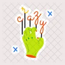 Nail Scratches Witch Hand Halloween Hand Icon
