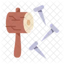 Nails And Hammer  Icon