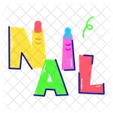 Female Nails Female Fingers Nails Symbol