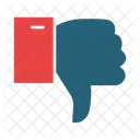 Aversion Commentaires Bas Icône