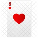 Ocho Rojo Poker Icon