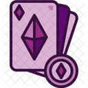 Jugando A Las Cartas Poker Juego Icon