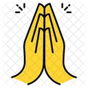 Namaste Les Gens Indien Icon