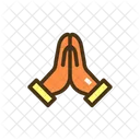 Mnamaste Namaste Pray Icône