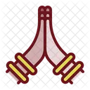 Hand Gesture Diwali Deepavali Icon