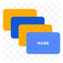 Name Card  Icon