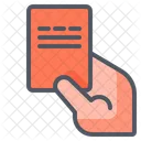 Namecard Business Hand Icon