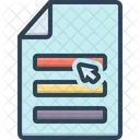 Namespace Document Arrow Icon