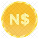 Namibia Dollar Coin  Icon
