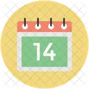 Dia Dos Namorados Dia Calendario Ícone