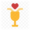 Copo Bebida Amor Ícone
