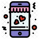 Namoro Amor Celular Ícone