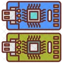 Nano Resistores Resistores Fixos Chips Ícone