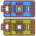 Nano Resistors Fixed Resistors Chips Icon