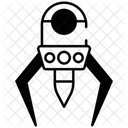 Nano Robot Artificial Intelligence Bionic Man Icon
