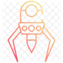 Nano Robot Artificial Intelligence Bionic Man Icon