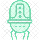 Nano Robot Duotone Line Icon Icon