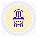 Nano Robot Color Circle Icon Icon