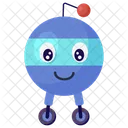 Nano Robot Bionic Man Humanoid Icon
