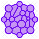 Nano Technology Science Structure Icon