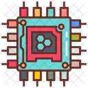 Nano Computador Biocomputador Sensor Inteligente Ícone