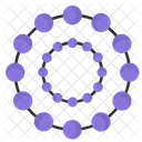 Nanoparticule Icône